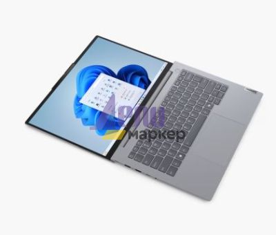 Лаптоп Lenovo ThinkBook 14 G7 Intel Core Ultra 7 155H (up to 4.8GHz, 24MB), 16GB DDR5-5600, 512GB SSD, 14" WUXGA (1920x1200) IPS AG, Intel Arc Graphics, FHD 1080p&IR Cam, Backlit KB, 3 cell, WLAN, BT, FPR, DOS, 3Y CCI