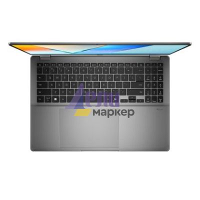 Лаптоп Asus Vivobook Flip TP3607SA-RJ004W,Intel Ultra 5  226V 16GB 2.1 GHz (8MB Cache, up to 4.5 GHz,)16.0 OLED WQXGA+(WQ+) 2880X1800 16:10 Bend+400nits(HDR) Glare , LPDDR5X 16GB ( onbd) 512 GB SSD, Windows 11, Matte Gray + Backpack