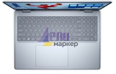 Лаптоп Dell 16 Plus DB16250, Intel Ultra 7 256V (47 TOPS NPU, 8 cores, up to 4.8 GHz), 16.0" 2.5K (2560x1600) WVA/IPS 300nits AG, 16 GB: LPDDR5x, 8533 MT/s (onb), 512GB M.2 SSD, Intel Arc, FHD Cam and Mic, Wi-Fi 7, Backlit Kb, Win11 Pro, Ice Blue, 3Y CI