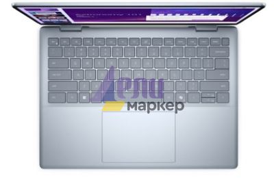 Лаптоп Dell 14 Plus 2-in-1 DB04250, Intel Ultra 5 226V (40 TOPS NPU, 8 cores, up to 4.5 GHz), 14" 16:10 FHD+(1920x1200) Touch 300nits WVA AG, 16GB, LPDDR5X, 8533MT/s (onboard), 512GB M.2 SSD PCIe, Intel Arc, FHD RGB and Mic, Wi-Fi 7, FPR, Backlit Kb, Win