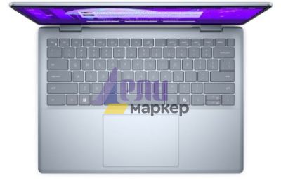 Лаптоп Dell 14 Plus DB14250, Intel Ultra 9 288V (48 TOPS NPU, 8 cores, up to 5.1 GHz), 14.0" FHD+ (1920x1200) Touch WVA 300nits, 32 GB: LPDDR5x, 8533 MT/s (onb), 1TB M.2 SSD, Intel Arc, FHD Cam and Mic, Wi-Fi 7, Backlit Kb, Win11 Pro, Ice Blue, 3Y CI