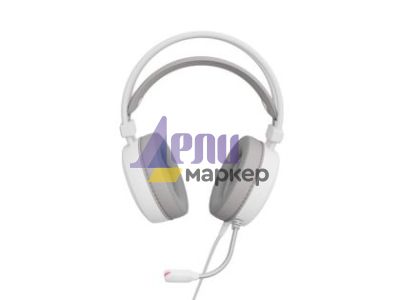 Слушалки Genesis Headset Neon 613 G2 With Microphone RGB Illumination White