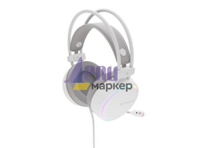 Слушалки Genesis Headset Neon 613 G2 With Microphone RGB Illumination White