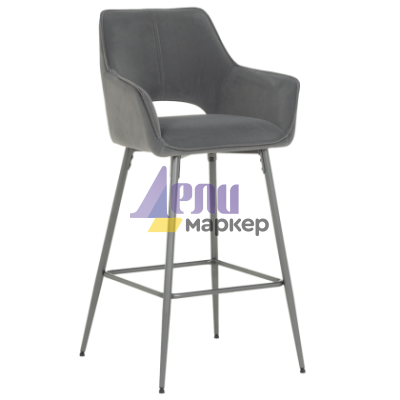 Бар стол TELFORD 2 - сив MJ 3