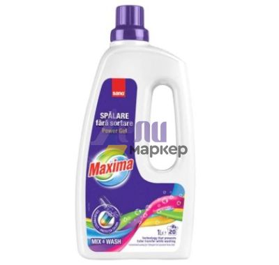 Концентриран гел за пране Sano Mix & Wash 1 л