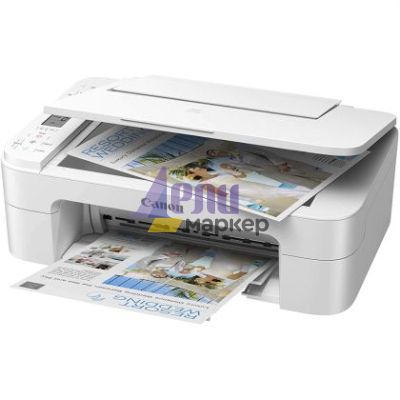 Мастилоструйно многофункционално устройство Canon PIXMA TS3351 All-In-One, White