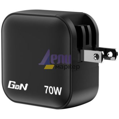 Зарядно устройство Verbatim Mini GaN Charger 70W 3 Port US plug with EU and UK adaptors