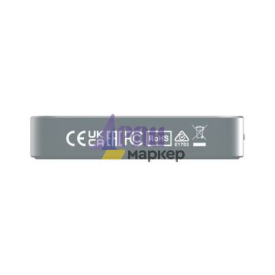 Външна батерия Verbatim Charge 'n' Go Power Bank with Stand Magnetic Wireless 10000mAh Grey