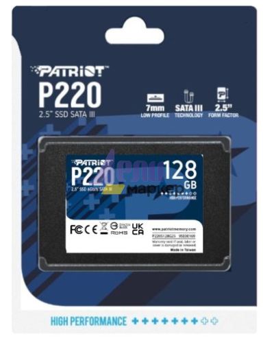 Твърд диск Patriot P220 128GB SATA3 2.5