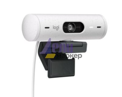 Уебкамера Logitech Brio 500 - OFF-WHITE - EMEA28