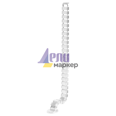 Държач за кабели за бюро Carmen CR-017-W - бял