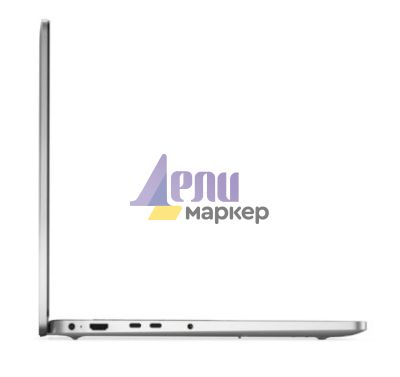 Лаптоп Dell Pro 16 PC16250, Intel Ultra 5 235U vPro(R) (12 TOPS NPU, 12cores, up to 4.9 GHz), 16" FHD+(1920x1200) 300nits AG, 32 GB: 1x32 GB, DDR5, 5600 MT/s, 512 GB SSD, Intel Graphics, FHD HDR IR Cam and Mic, Wi-Fi 6E, FPR, Backlit Kb, Win11 Pro, Silver