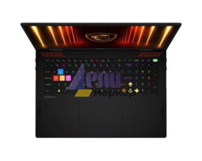 Лаптоп MSI Raider A18 HX A9WIG, NVIDIA GeForce RTX 5080 16GB GDDR7 1334 AI TOPS, AMD Ryzen 9 9955HX3D (16C/32T Up to 5.4 GHz, 128 MB L3), 18" 16:10 UHD+ (3840x2400), MiniLED, 120Hz, 64GB DDR5 2x32 Up to DDR5-5600, 2TB PCIe Gen4x4 SSD, Wi-Fi 7, Windows 11