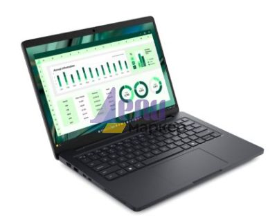 Лаптоп Dell Pro Max 14 MC14250, Intel 7 255H (24MB, 16 cores, up to 5.10 GHz Turbo), 14.0" FHD+(1920x1200) 300nits AG, 16GB: 1x16GB, DDR5, 7500 MT/s, LPCAMM, 512GB, UMA Graphics, FHD+IR Cam, and Mic, Wi-Fi 7, FPR, Backlit Kb, Win11 Pro, Magnetite, 3Y PS