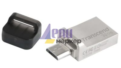 Памет Transcend 32GB, JF880, OTG, USB3.0, Silver