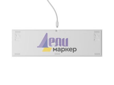 Клавиатура Genesis Mechanical Gaming Keyboard Thor 404 White RGB Backlight Gateron Peach Silent, US Layout