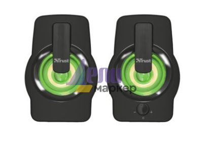Тонколони TRUST Gemi 2.0 Speaker RGB Black