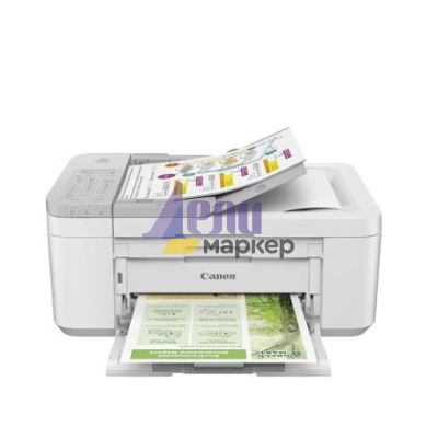Мастилоструйно многофункционално устройство Canon PIXMA TR4756i All-In-One, White