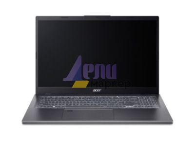 Лаптоп Acer Aspire A15-61M-R7W7, AMD Ryzen 7 8840HS (up to 5.10GHz, 16MB), 15.6" FHD IPS SlimBezel, 16GB DDR5 (2x8GB), 512GB PCIe NVMe SSD, AMD Radeon 780M, Wifi 802.11AX, BT, FP, FHD Cam, KB Backlight, No OS, Steel Gray