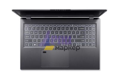 Лаптоп Acer Aspire A15-61M-R7W7, AMD Ryzen 7 8840HS (up to 5.10GHz, 16MB), 15.6" FHD IPS SlimBezel, 16GB DDR5 (2x8GB), 512GB PCIe NVMe SSD, AMD Radeon 780M, Wifi 802.11AX, BT, FP, FHD Cam, KB Backlight, No OS, Steel Gray