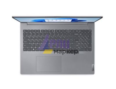 Лаптоп Lenovo ThinkBook 16 G7 Intel Core Ultra 7 155H (up to 4.8GHz, 24MB), 16GB DDR5 5600MHz, 1TB SSD, 16" WUXGA (1920x1200) IPS AG, Intel Arc Graphics, FHD&IR Cam, Backlit KB, Arctic Grey, WLAN, BT, FPR, DOS, 3Y CCI