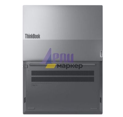 Лаптоп Lenovo ThinkBook 16 G7 Intel Core Ultra 7 155H (up to 4.8GHz, 24MB), 16GB DDR5 5600MHz, 1TB SSD, 16" WUXGA (1920x1200) IPS AG, Intel Arc Graphics, FHD&IR Cam, Backlit KB, Arctic Grey, WLAN, BT, FPR, DOS, 3Y CCI