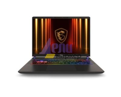 Лаптоп MSI Vector 16 HX AI A2XWHG, NVIDIA GeForce RTX 5070 Ti 12GB GDDR7 992 AI TOPS, Intel Core Ultra 9 275HX (24C/24T up to 5.4 GHz, 36 MB), 16" 16:10 QHD+(2560x1600), 240Hz, 32GB 2x16 Up to DDR5-6400, 1TB PCIe Gen4x4 SSD, Intel Killer Wi-Fi 7, Windows