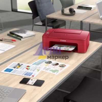 Мастилоструйно многофункционално устройство Canon PIXMA TS3352 All-In-One, Red
