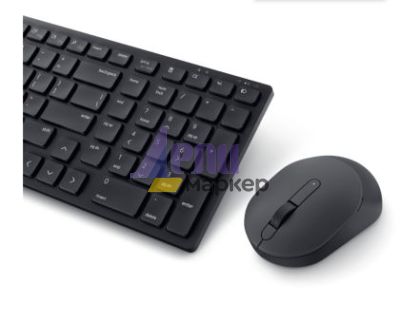 Комплект Dell Pro Compact Silent Keyboard and Mouse - KM555 - US International (QWERTY)