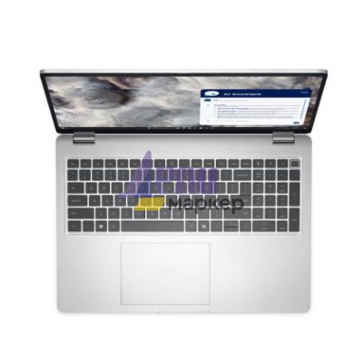 Лаптоп Dell Pro 16 Plus PB16250, Intel Core Ultra 5 235U (12 TOPS, 12C, up to 4.9 GHz), 16.0" FHD+ (1920x1200), AG 300 nit, 1x16 GB, DDR5, 5600 MT/s, 512 GB SSD, Integrated graphics, FHD HDR + IR Cam, FPR, Wi-Fi 6E, Backlit Kb, Win11 Pro, Aluminum,, 3Y PS