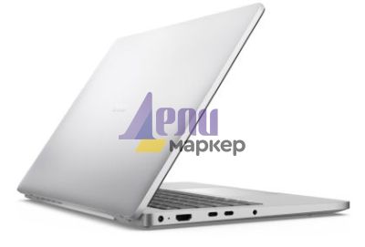 Лаптоп Dell Pro 14 PC14255, AMD Ryzen AI 5 PRO 340, 14" FHD+(1920x1200) IPS 300nits AG, 1x16GB DDR5 5600 MT/s, 512 GB SSD, AMD Radeon 840M graphics, FHD HDR IR Cam and Mic, Wi-Fi 6E,FPR, Backlit Kbd, Win11 Pro, Platinum, 3Y+ Dell Pro 14-16 Premium Slim Ba