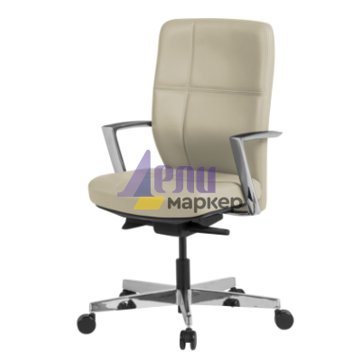 Ергономичен стол SONIA - крем LUX