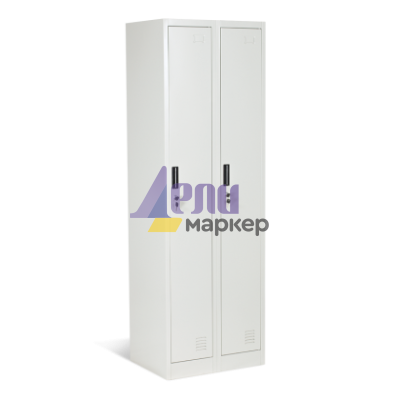 Метален шкаф CARMEN CR-1242-2 E K - сив