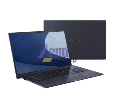 Лаптоп Asus ExpertBook B9 B9400CEA-KC1228X Intel Core i7-1165G7 2.8 GHz(12M Cache, up to 4.7 GHz, 4 cores), 14"FHD(1920x1080)400nits, 16GB LPDDR4X, PCIe 3.0x4  512GB SSD(1slot free),Intel Iris X,HDMI,2xThunderbolt 4.0,WiFi 6.0, Win 11 PRO 64 bit,Illum.Kb.