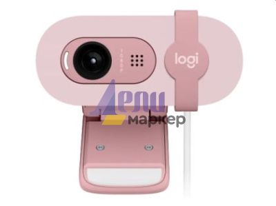 Уебкамера Logitech Brio 100 Full HD Webcam - ROSE - USB - N/A - EMEA28-935 - WEBCAM