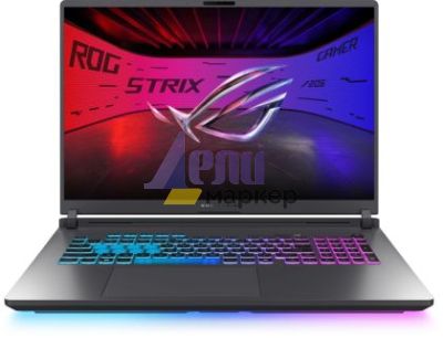 Лаптоп Asus Strix G18 G815LW-S9035W, INTEL ARL HX Ultra 9, 18.0  WQXGA 2560X1600 16:10 Bend+500nits,AG, 240 Hz,DDR5 32GB ( 16GB DDR5-5600 SO-DIMM *2 ) ,2TB G4, RTX5080  16GB,Wi-Fi 7 ,Backlit Chiclet Keyboard 4-Zone RGB, Windows 11,Eclipse Gray, Backpack