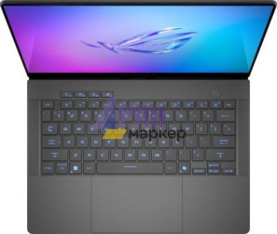 Лаптоп Asus ROG Zephyrus 14, GA403WR-QS092W, AMD Ryzen AI 9 HX 370  2.0GHz (36MB Cache, up to 5.1GHz),14.0 OLED WQXGA+(WQ+) 2880*1800 16:10 400nits, 120 Hz,LPDDR5X 32GB ( onbd) ,1TB G4,RTX5070 Ti 12GB,Wi-Fi 7 ,Backlit Kbd 1-Zone RGB, Windows 11,Grey