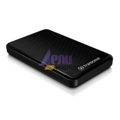 Твърд диск Transcend 2TB StoreJet 2.5" A3, Portable HDD, USB 3.1, Black