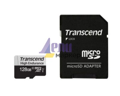 Памет Transcend 128GB micro SD w/ adapter U1, High Endurance