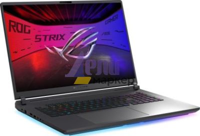 Лаптоп Asus Strix G18 G815LP-S9039,Intel Ultra 9 275HX 2.7 GHz (36MB Cache, up to 5.4 GHz, 24 cores),18"(2560x1600),16:10 Bend+500nits,240Hz,DDR5 32GB (16GB DDR5-5600 SO-DIMM*2), 1TB, RTX 5070 8GB GDDR6,Wi-Fi 7 ,Backlit Chiclet Keyboard 1-Zone RGB, Eclips