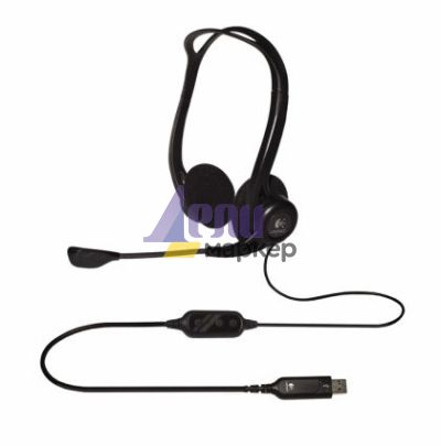 Слушалки Logitech PC 960 Stereo Headset USB, OEM