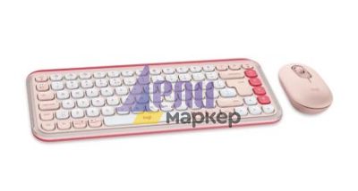 Комплект Logitech Pop Icon Combo - Rose - US INT'L - BT - N/A - INTNL-973