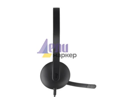 Слушалки Logitech H340 USB Computer Headset, Black