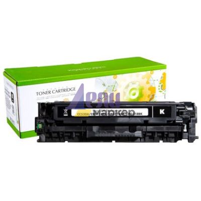 Тонер касета универсална Static Control Black HP no. 304A CC530A CRG-718B SUPER PREMIUM Съвместим консуматив, стандартен капацитет 3 500 стр.