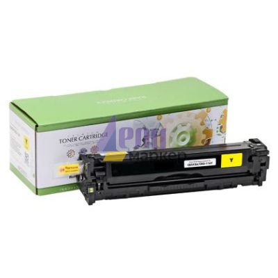 Тонер касета универсална Static Control Yellow HP no. 125A CB542A 128A CE322A 131A CF212A CRG-716Y CRG-731Y SUPER PREMIUM Съвместим консуматив, стандартен капацитет 1 400 стр.