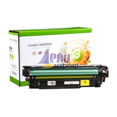 Тонер касета универсална Static Control Yellow HP no. 507A CE402A CRG-732Y SUPER PREMIUM Съвместим консуматив, стандартен капацитет 7 000 стр.