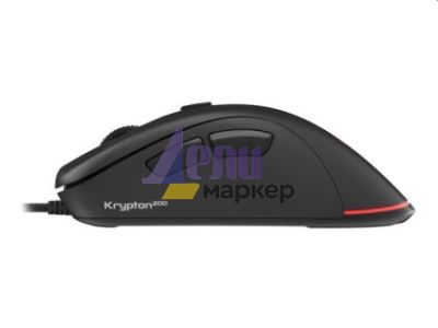Мишка Genesis Gaming Mouse Krypton 200 Silent Optical 6400 DPI With Software Black