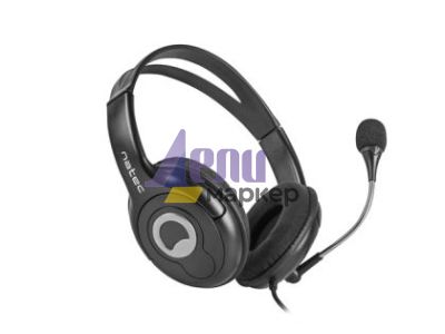 Слушалки Natec Headset Bear 2 With Microphone Black