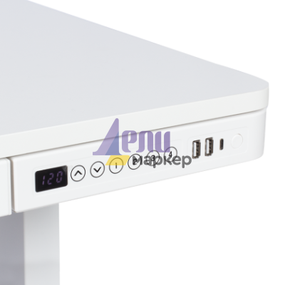 Ергономично регулируемо бюро Carmen CR-118 - бяло