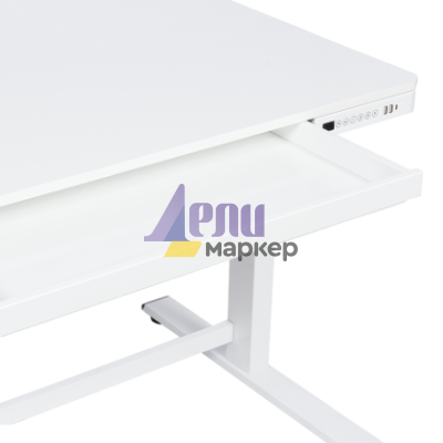 Ергономично регулируемо бюро Carmen CR-118 - бяло